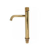 Bath Faucet Monohole Vesseldeck Lever Handle, Antique Brass