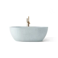 Mini Maui 55" Freestanding Bathtub, Blush