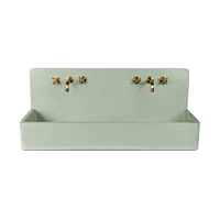 San Francisco 48" Bucket Sink With Wall Mounting Bracket, Blush