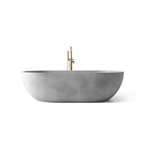 Maui 69" Freestanding Bathtub, Blush