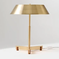 Hennings Table Lamp, 21", Metal, Champagne