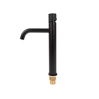 Bath Faucet Monohole Vesseldeck Lever Handle, Antique Brass