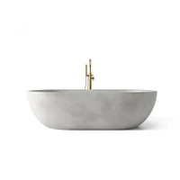 Maui 69" Freestanding Bathtub, Blush