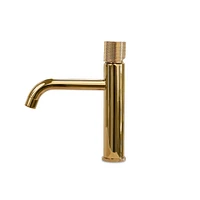 Bath Faucet Monohole Vesseldeck Lever Handle, Antique Brass