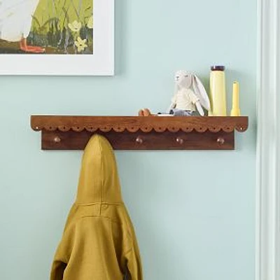 Josephine Shelf, Mango, Dark Walnut, 32"