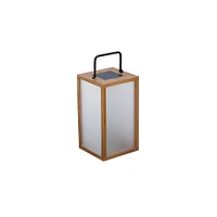 Tradition 2.0 Teak Solar Lantern, 14in