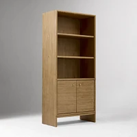 Miles Bookcase, 36", Toasted Oak