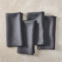 European Linen Napkin, White, 20x20, Set of 4