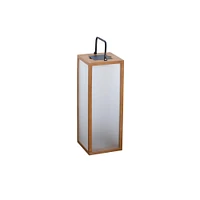 Tradition 2.0 Teak Solar Lantern, 14in