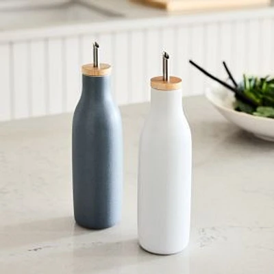 Oil + Vinegar, White + Gray, Set of 2