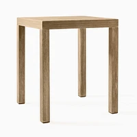 Portside Bar Table, Driftwood 35" sq