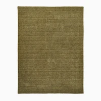 Chip & Dent: Ojai Handwoven Wool Rug, Green, 3'x5'