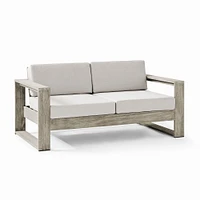 Portside Outdoor Sofa, 65", Driftwood