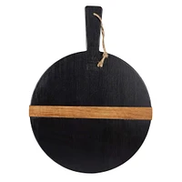 Black Round Mod Charcuterie Board, Small