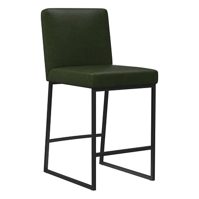 Range Counter Stool, Saddle Leather, Light Bronze