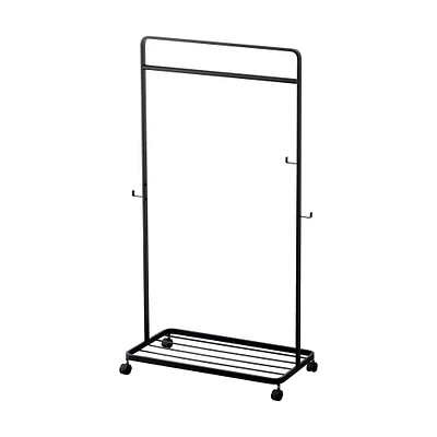 Yamazaki Rolling Garment Rack, White