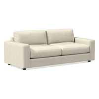 Urban 73" Sofa, Poly Fill, Saddle Leather, Nut