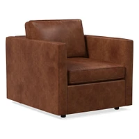 Harris Chair, Poly, Saddle Leather, Nut