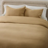 European Flax Linen Full/Queen Duvet, White