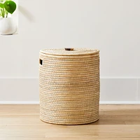 Wooden Handle Hamper Small