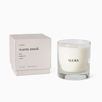 Alura Single Wick Boxed Candle, Warm Musk