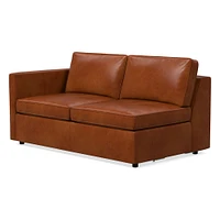 Open Box: Harris RA Bumper Chaise, Poly, Weston Leather, Cinder, Concealed Support