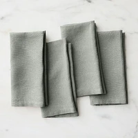 European Linen Napkin, White, 20x20, Set of 4
