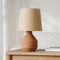 Brynn Table Lamp Terracotta Natural Linen (18")