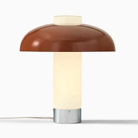 Cleo Table Lamp, 16in, Taupe