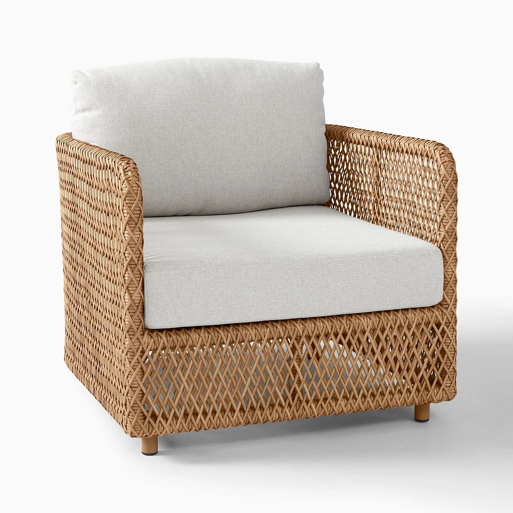 Coastal Lounge Chair, Petite Silverstone