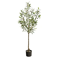 Faux Potted Olive Tree