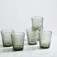 Malcolm Drinking Glass, Short, Clear, 11.5 oz, Set of 6