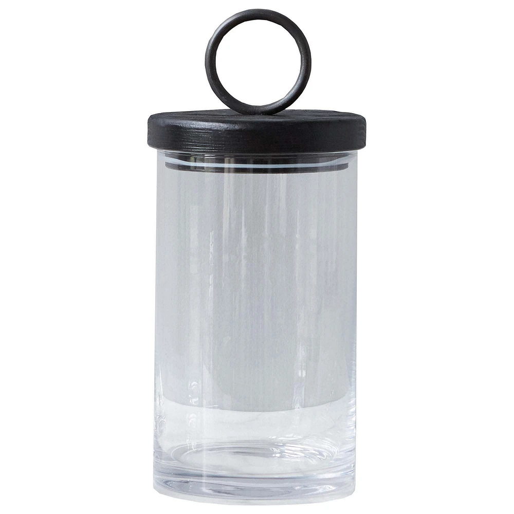 Barcelona Iron Top Canister, Small