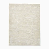 Striated Glimmer Tufted Rug, Alabaster, 5'x8'