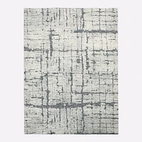 Birch Rug, 5x8, Frost Gray