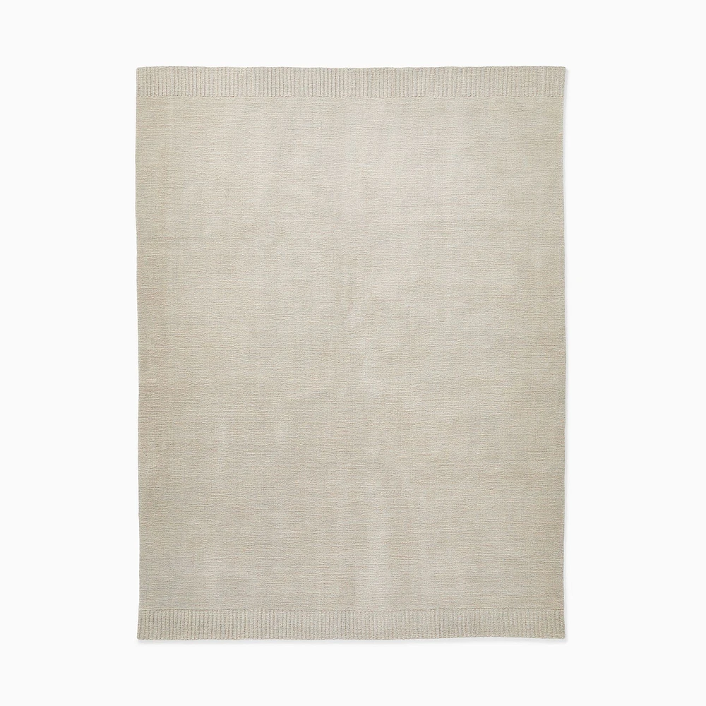 Chip & Dent: Ojai Handwoven Wool Rug, Alabaster