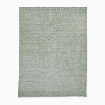 Chip & Dent: Ojai Handwoven Wool Rug, Celadon