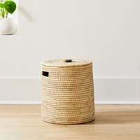 Wooden Handle Hamper Small