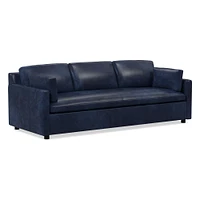 Marin 86" Sofa, Standard Depth, Saddle Leather, Nut