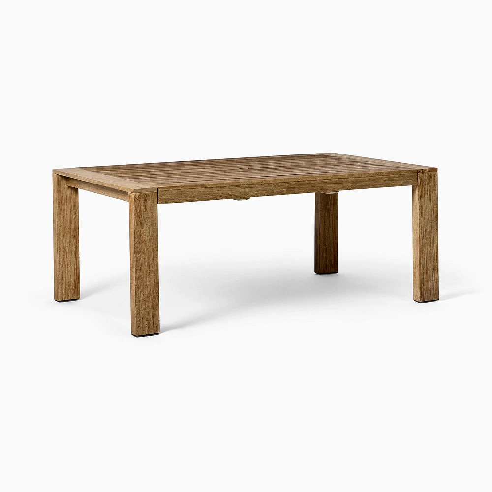 Telluride Outdoor 76-106in Dining Table, Reef