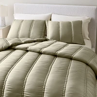 Tencel Plush Full/Queen Comforter, White