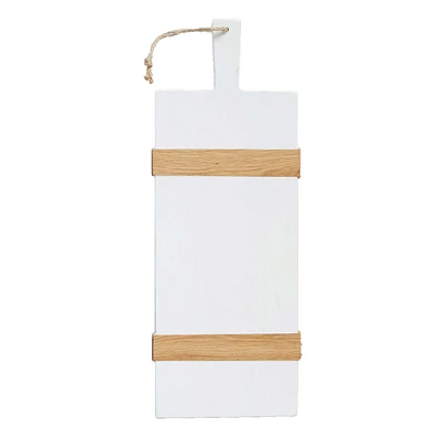 White Rectangle Mod Charcuterie Board, Small