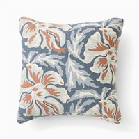 Outdoor Jamie Floral Pillow, 20x20, Honey