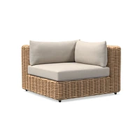 Westport Outdoor Sectional Armless Single Cushion
 Cover, Canvas, Natural