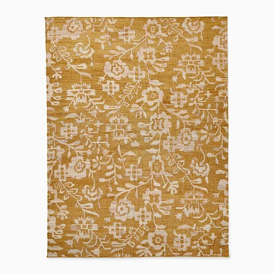 Chip & Dent: Kai Flatweave Wool Jute Rug, Dijon, 8'x10'