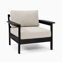 Playa Outdoor Lounge Chair, Mast, Pearl Gray