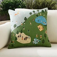 Outdoor Picnic Pillow, 20x20, Multi