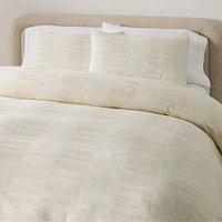 Lowen Tencel Linen Duvet, Full/Queen, White