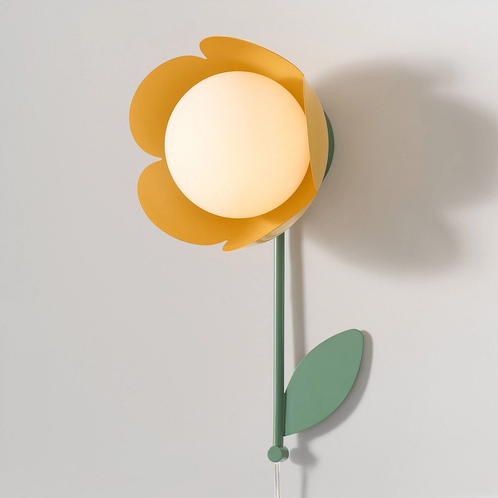 Flower Sconce, Ochre