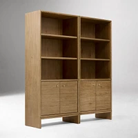 Miles Bookcase, 36", Toasted Oak